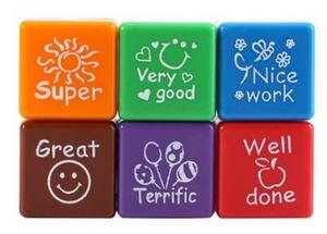 แสตมป์รูปสี่เหลี่ยมสำหรับครูสอนภาษาอังกฤษแสตมป์แสดงความคิดเห็นสำหรับอุปกรณ์การเรียนและโรงเรียน - Product Image 2