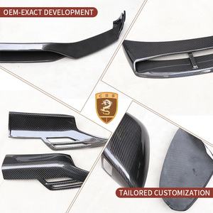 Auto-Styling Larte Bodykit für Bentley Bentayga 2020-24 Modell Frontlippe Heckdiffusor Dachflügel Spiegelabdeckung Trockenkarbon Karosserie-Kit - Product Image 5