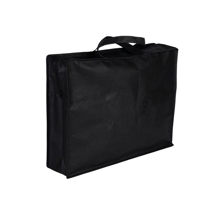 Top quality extra large reusable non woven bag with zipper and can be with your logo on it shopping non woven bags