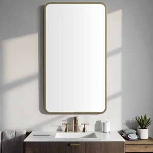 frameless design with an integrated LED light strip around its border LED <b>Bathroom</b> light for <b>bathrooms</b> - Product Image 2