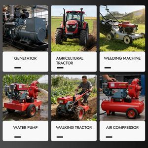 Moteur diesel monocylindre 4 temps à démarrage électrique Aokai ZS1100M 22 CV Euro 3 avec roulement central pour équipement agricole - Product Image 6