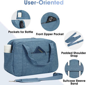 Article personnel de luxe personnalisé de la compagnie aérienne Spirit Sac de voyage à main Weekender pour la nuit - Product Image 6