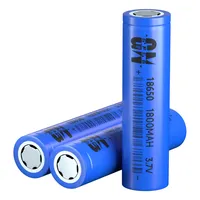 リチウム電池18650リチウムイオン電池円筒形lifepo4 3.7v 1800mah充電式