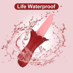 Vendita calda di alta qualità USB lingua di rosa vibratore bacchetta clitorideo masturbatore con succhiare e leccare stimolatore - Product Image 3
