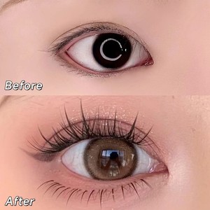 Faux cils style coréen, Camélia Doux, naturels, segmentés, sans colle, bande invisible, cils supérieurs pour débutants - Product Image 2