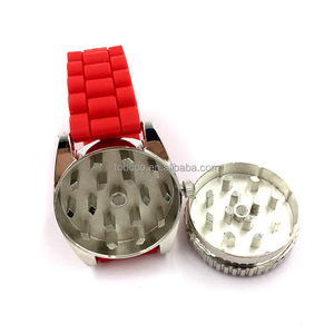<span class=keywords><strong>Reloj</strong></span> de Pulsera Elegante de Metal para Hombre al por Mayor, Molinillo de Tabaco Creativo, <span class=keywords><strong>Reloj</strong></span> con Molinillo de Hierbas - Product Image 2