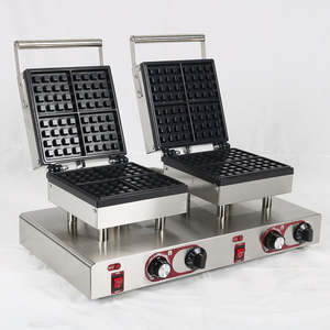 Machine à muffins antiadhésive électrique/Machine à gaufres aux œufs en acier inoxydable/<span class=keywords><strong>Gaufrier</strong></span> <span class=keywords><strong>rotatif</strong></span> à gaufres pour usage domestique pour snack restaurant - Product Image 4