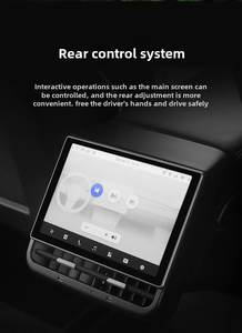 Pantalla trasera de 8,66 pulgadas para Tesla Model 3 2017-2023 para Model <span class=keywords><strong>Y</strong></span> 2019-2024 4G + 64G Soporte de pantalla de entretenimiento trasero - Product Image 5