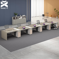 Table de bureau modulaire double face, poste de travail pour bureaux informatiques modernes, sociétés de logiciels et centres d'innovation
