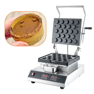 Professional Waffle Egg Tart Shell Manufacturer Cheese Mini 16 holes Egg Pie Tartlet Shell Maker With CE