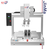 Buy Double Station Soldering Head PCB Mobile Phone Battery Automatic Soldering Machine