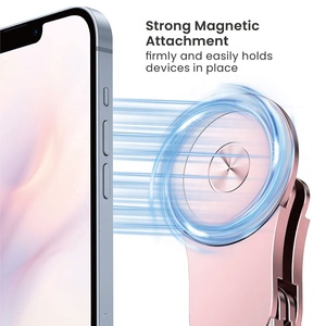 Wholesale Office Ergonomic Portable Mobile Bracket Foldable Adjustment Aluminum Alloy Magnetic <strong>Notebook</strong> Laptop Stand for Desk - Product Image 3