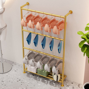 Étagère de présentation murale en métal à 4 niveaux avec bande transporteuse pour <span class=keywords><strong>magasin</strong></span> de sous-vêtements, idéale pour soutiens-gorge, chaussettes et vêtements de sol - Product Image 6