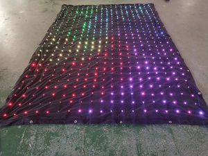 Yıldızlı gökyüzü dinamik perde ekran asılı <span class=keywords><strong>LED</strong></span> Mesh vizyon bez DJ sahne <span class=keywords><strong>LED</strong></span> Video perde zemin için açık <span class=keywords><strong>Led</strong></span> aydınlatma - Product Image 3