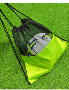 Moq1 Biểu Tượng Tùy Chỉnh Dây Kéo Lưới Ba Lô Thể Thao Bóng Túi Chống Nước Vải Cho Bóng Rổ Bóng Đá Bãi Biển Bóng Chuyền Đội - Product Image 5