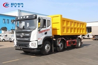 Camion benne hydraulique robuste 25 tonnes 6x4 avec bras de levage pour système de conteneurs déchets, véhicule de collecte des déchets, vente directe