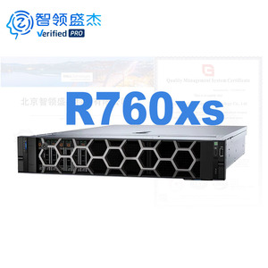 Poweredge แชสซี2U R770 R760 R760XS Intel Xeon ที่ปรับขนาดได้ระบบเครือข่าย AI มล. ระบบการเรียนรู้เชิงลึกเซิร์ฟเวอร์ GPU <span class=keywords><strong>NAS</strong></span> - Product Image 1