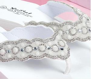 Dép nữ mùa hè, dép xỏ ngón đính ngọc trai, thời trang ngoài trời, đế xuồng EVA, dép đi biển - Product Image 4