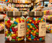 ECOBOX Conteneur de rangement hermétique pour épices, céréales, graines, aliments secs, bonbons gélifiés, bonbons, et aliments en vrac