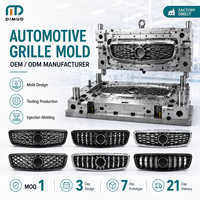 Moldeado personalizado de parachoques delantero, piezas de plástico para automóviles, fábrica de moldes, molde de plástico OEM para vehículos, moldes de plástico para parrilla, herramientas de moldeo.
