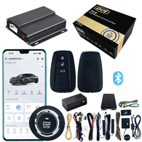 Système d'alarme de voiture universel OVI 12V avec démarrage à distance, entrée sans clé, déverrouillage par smartphone et clé numérique pour voiture
