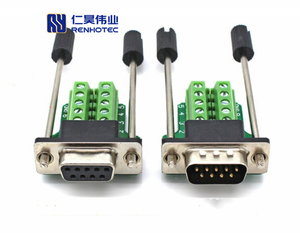 DB9 <span class=keywords><strong>RS232</strong></span>/485 D-Sub Dsub D Sub kim loại 9pin 9 pin để hệ thống dây điện khối thiết bị đầu cuối <span class=keywords><strong>RS232</strong></span> 485 RS485 kết nối vít với vỏ nhựa - Product Image 4