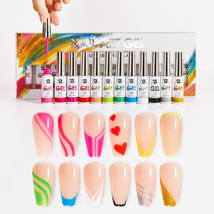 Bozlin ชุดเจลทาเล็บแบบ DIY สายดึงออก8มล. 12สีมีฉลากตามแบบ - Product Image 3