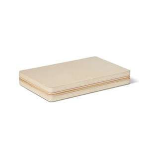 Croc Embossed PU Leather Case Custom <strong>Travel</strong> <strong>Backgammon</strong> Board Game <strong>Set</strong> with Zipper - Product Image 3