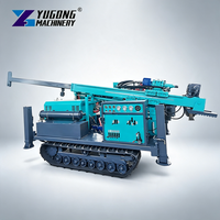 Foreuse à carottage diesel sur chenilles YG 200XL, entièrement hydraulique, pour forage diamanté, profondeur max. 500m, avec structure de tour automatique multi-angle pour l'exploitation minière
