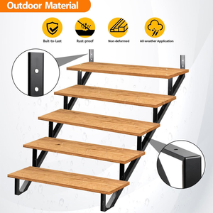Soporte Metálico para Escalones de Jardín, Estructura Resistente para Escalones de Patio y Paisajismo - Product Image 1