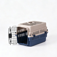 Cage de transport pour animaux de compagnie ventilée et respirante, ventilation multi-latérale, transport portable sur de longues distances