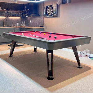 Table de billard de luxe sur mesure en ardoise 7ft 8ft 9ft, design moderne, table de billard américain avec plateau de salle à manger et <span class=keywords><strong>banc</strong></span> - Product Image 6