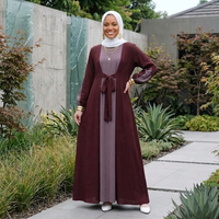 Nouvelle mode, vêtements pour femmes, robe musulmane élégante et modeste, best-seller, robe décontractée pour femmes musulmanes, style monsoon
