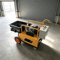Pulvérisateur de mortier de ciment avancé 220V avec sortie de pression régulière pour le finissage des surfaces
