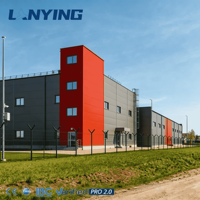 Structure métallique préfabriquée moderne en acier, entrepôt et atelier préfabriqués
