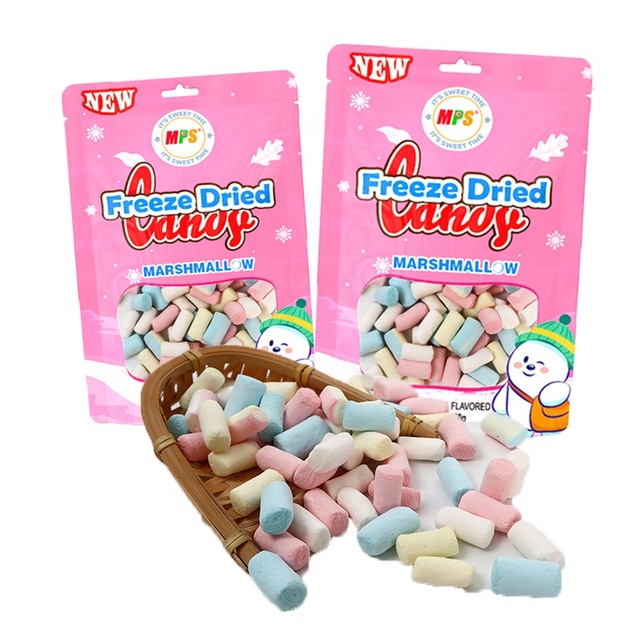 Halal Dehydrated Marshmallow Dehydrated Mini Marshmallow Freeze Dried Marshmallows