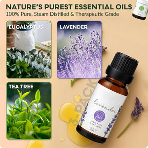 Aceite Esencial Puro de Lavanda, Árbol de Té, Eucalipto y Rosa de 10 ml para Fabricación de Velas, Perfumes y Cosméticos, Venta al Por Mayor - Product Image 2