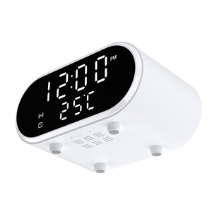 Cargador de teléfono inalámbrico portátil 3 en 1 con reloj despertador, luz nocturna, estación de carga inalámbrica de 15W, logotipo personalizado, nuevos productos 2025 - Product Image 5