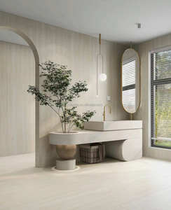 กระเบื้องปูพื้นพอร์ซเลนแบบเต็มแผ่น 60*120 ซม. ผิวซีเมนต์ หลายสี กระเบื้องปูพื้นพอร์ซเลนแบบด้าน สำหรับปูพื้นห้องนั่งเล่นในบ้าน - Product Image 2