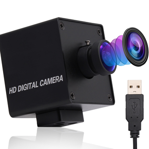 ELP 48MP 100 grados IMX586 Cámara USB sin lente de distorsión gran angular UVC HD 8000x6000 Webcam Mini cámara para <span class=keywords><strong>PC</strong></span> Tablet Laptop - Product Image 1