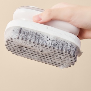New Soft Bathroom Clean Home Tool Toilet Brush pp Material Cleaning Edge Brush <b>Clothes</b> Stain Removal Brush - Product Image 1