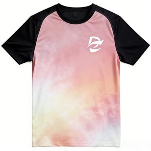 T-shirt de sport pour homme à manches courtes, personnalisé, à séchage rapide, respirant, imprimé par sublimation, pour la course à pied, le fitness quotidien, les événements sportifs et les marathons - Product Image 4