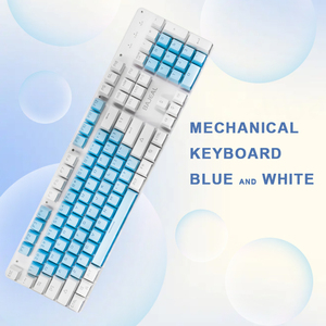 Teclado Mecánico con Retroiluminación LED de Color, Control Multimedia, para Oficina, Hogar y Computadora Portátil, en Oferta - Product Image 2