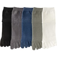 Kit de chaussettes d'acupuncture 5 doigts pour soulager la fatigue, avec illustration des points d'acupuncture auxiliaires, chaussettes de réflexologie anatomique par acupression