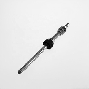 Vis de fixation solaire en acier inoxydable 316/304 mâle/<span class=keywords><strong>femelle</strong></span> pas de 1,25 mm, vis à tête <span class=keywords><strong>Torx</strong></span>, vis à double face, filetage DIN standard, lisse - Product Image 2