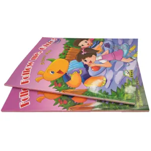 Книга с принтом на заказ, простой учебник с историями на английском языке для школы, детская мягкая обложка, необычная художественная отделка поверхности, цветная Рабочая бумага