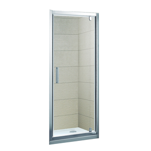 KD3006 <span class=keywords><strong>Porte</strong></span> <span class=keywords><strong>de</strong></span> <span class=keywords><strong>douche</strong></span> pivotante pour salle <span class=keywords><strong>de</strong></span> bain intérieure moderne en aluminium profilé à charnière en verre trempé pour hôtels - Product Image 1