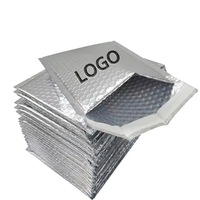 Sac à bulles en film aluminium imprimé sur mesure pour l'emballage d'enveloppes de coursier express