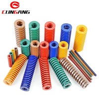 Ressort de compression rectangulaire CUNGANG OEM SWF SWL SWH SWM SWB en acier, normes JIS ISO, jaune, bleu, rouge, vert, marron, pour charges super lourdes