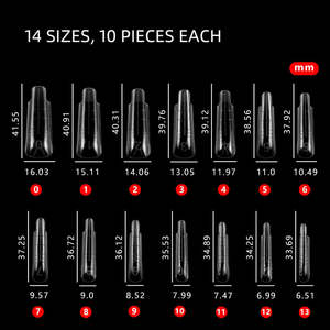 Beauty Mate OEM - Puntas de Uñas Postizas de Gel UV de Construcción Rápida, Cobertura Completa, Forma de Almendra, Longitud Corta, Extensión de Uñas Francesas - Product Image 6